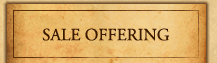Sale Offering